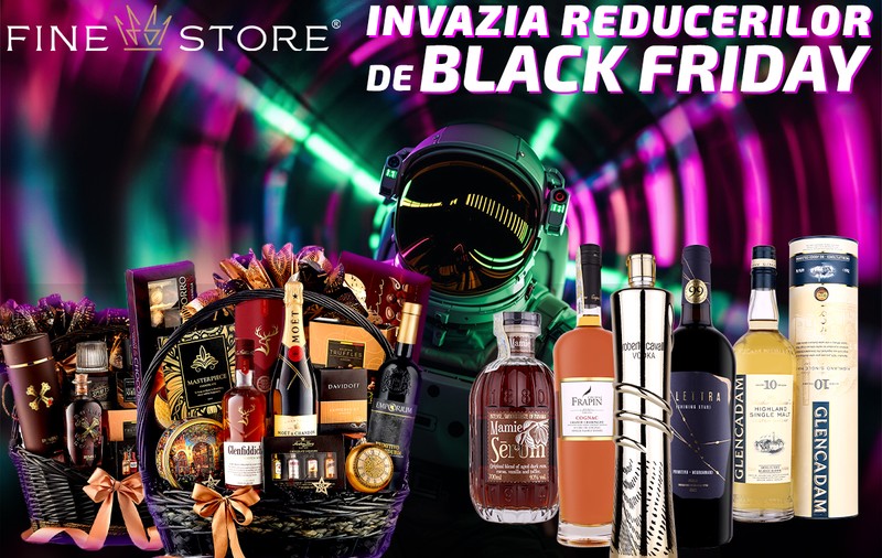 Black Friday de la FineStore: reduceri colosale la mii de produse premium. Nu rata surprizele!