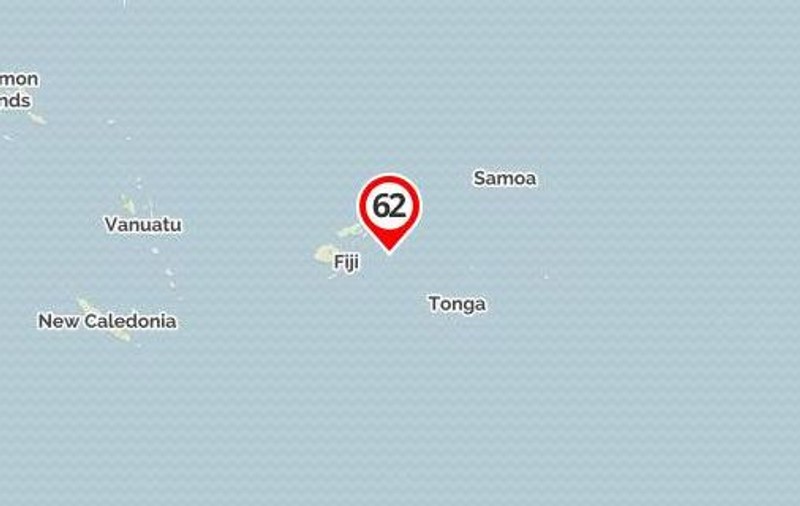 Cutremur cu magnitudinea de 6,2 în apropiere de Fiji