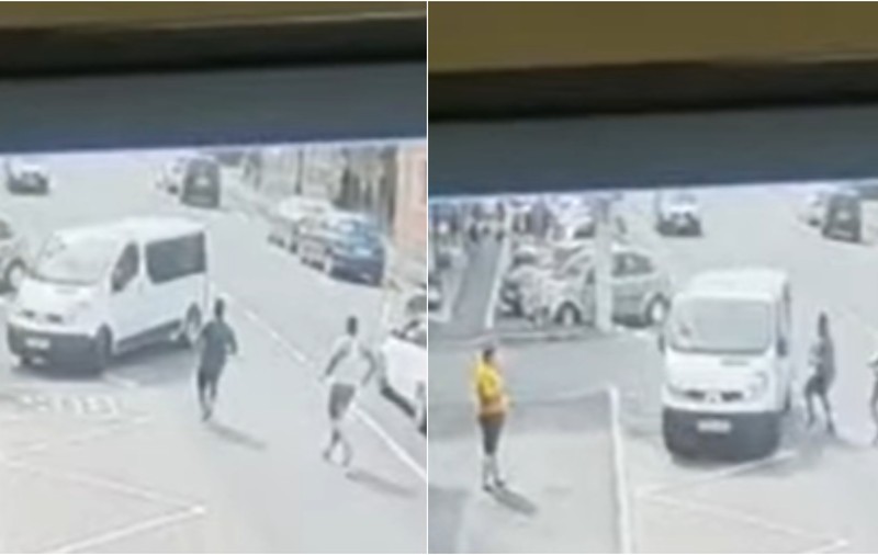 „Uită-te cum dă cu bâta!”. Șofer de microbuz, atacat în trafic de mai multe persoane, în Maramureș. Cinci persoane au fost reținute