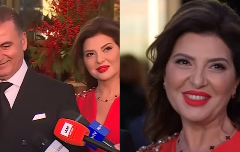 Soacra lui Ianis Hagi, apariție de zeci de mii de euro la cununia civilă. Bijuteriile Lilianei Tănase sunt mai scumpe decât rochia roșie