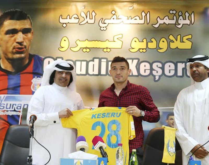 Keşeru a fost prezentat oficial la Al Gharafa de şeicul miliardar / FOTO