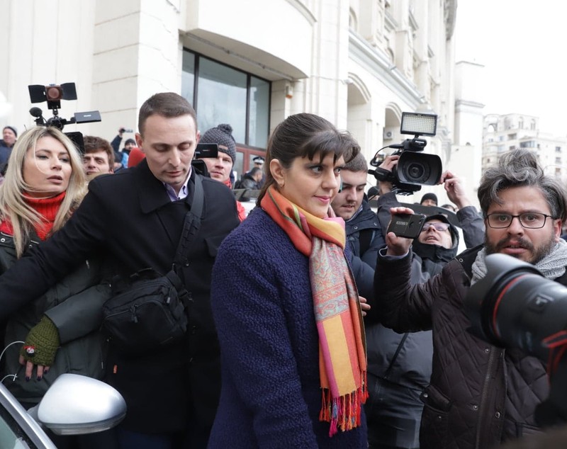 UPDATE. Laura Codruța Kovesi, la ieșirea de la Parchetul General: "De doi ani de zile sunt hărțuită"