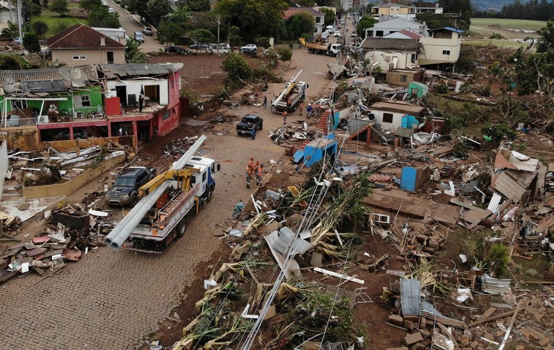 Ciclon în Brazilia. Zeci de morți și dispăruți și peste 11.000 de persoane evacuate
