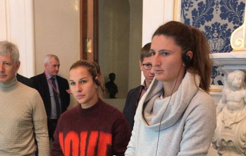 Ce face Irina Begu în timpul liber. Tenismena a vizitat muzeul Fabergé de la Sankt Petersburg | VIDEO