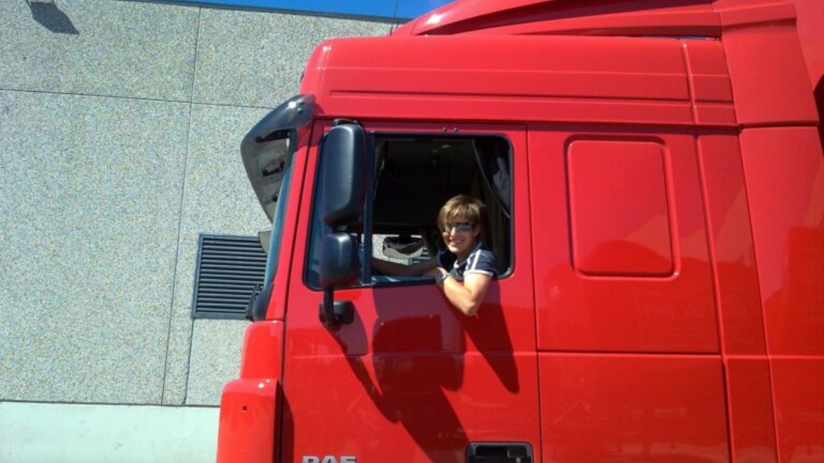 Anca, șoferița româncă de TIR în Italia