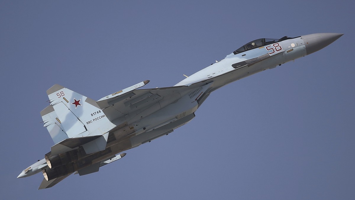 Avion Suhoi SU-35 Foto AP