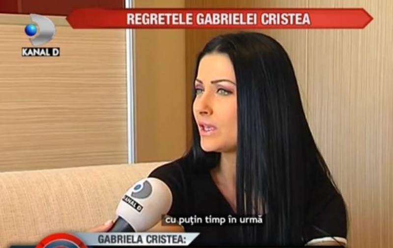 Gabriela Cristea: "După ce am plecat de acasă, n-am avut ce mânca"