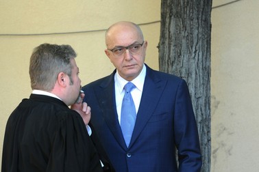 Omul de afaceri Gabriel Puiu Popoviciu sosește la sediul ÎCCJ. Sursa foto: Agerpres