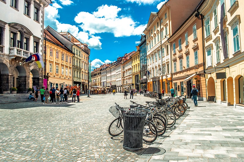 Stradă din Ljubljana, capitala Sloveniei | Foto: 123rf