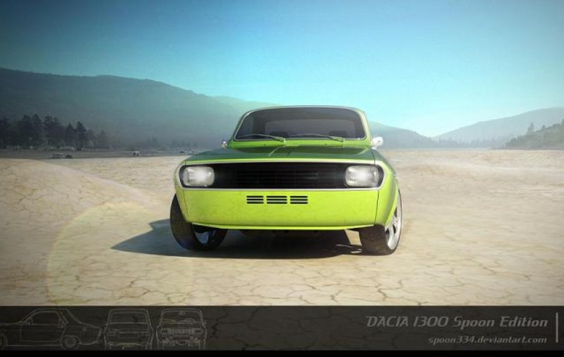 Drumul de la rablă la fiţă. Asa arată Dacia 1300 în variantă sport!