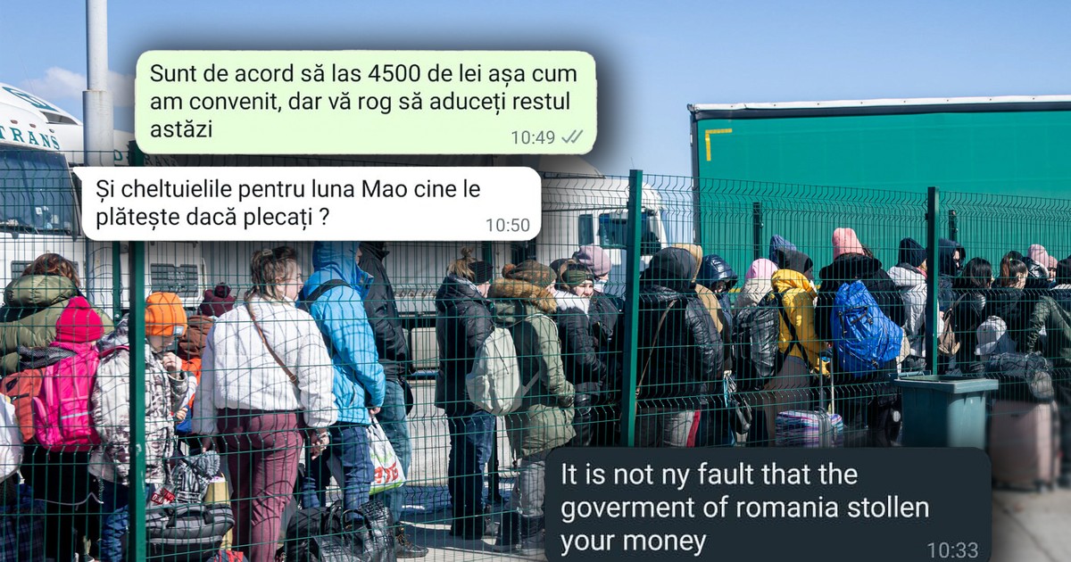 Refugiati ucraineni in Romania acuza ca nu si-au primit banii de mancare acordati de statul roman