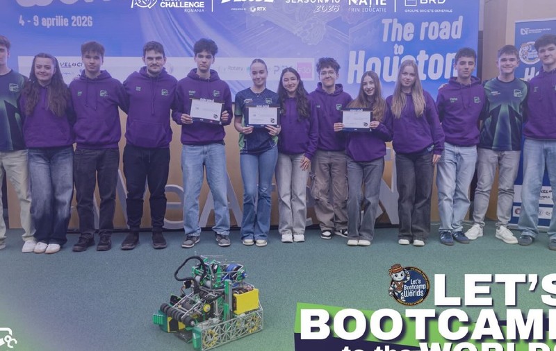 Echipa de robotică CSH Timișoara s-a calificat la Campionatul Mondial de Robotică din Huston