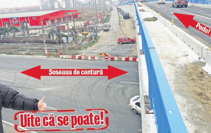 Podul Tunari ne-a scăpat de aglomeraţie!