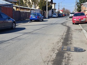 Limitatorul de pe strada Toporului a fost scos în iarnă