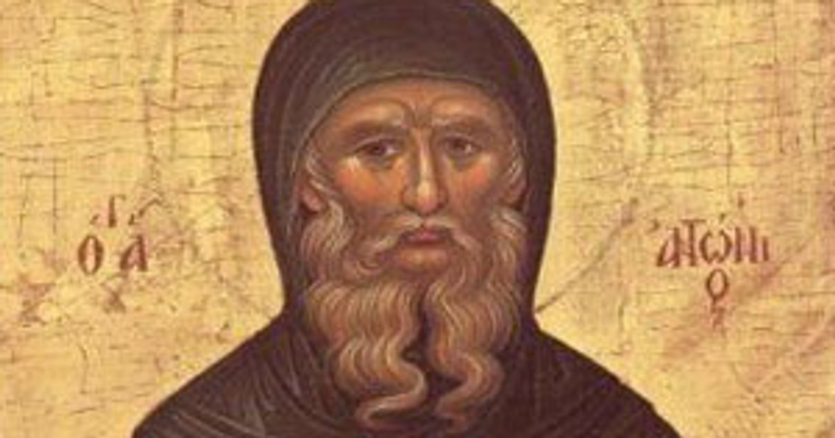 Sfântul Antonie cel Mare este pomenit pe 17 ianuarie