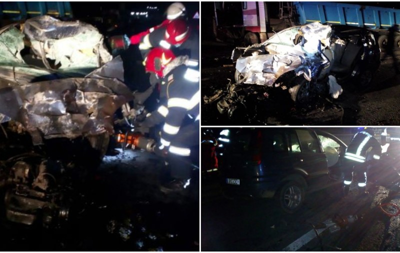 Tânăr mort în Vaslui, a intrat sub un camion cu 180 km/h. A fost scos dintre fiare după o oră