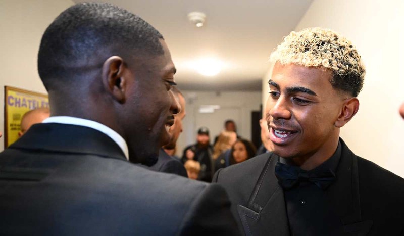 Ousmane Dembele și Lamine Yamal, marii favoriți să câștige trofeul Balonul de Aur. Foto: Ballon d`Or/X