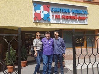 Cristian Brancu și Oana Turcu l-au vizitat și pe Bogdan Ioan Furtună la clinica lui