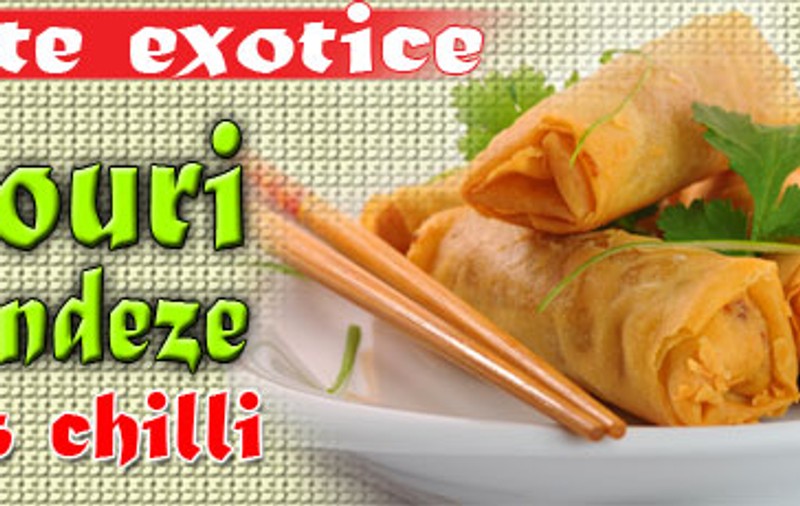Reţete exotice - Rulouri thailandeze cu sos chilli