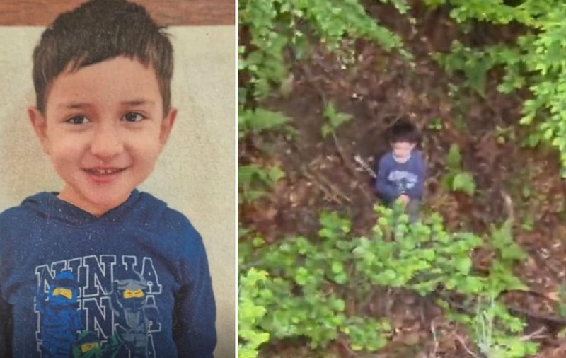 Copilul de 5 ani căutat de trei zile în Sibiu a fost găsit în viață. Alex dispăruse luni seară de lângă tatăl lui