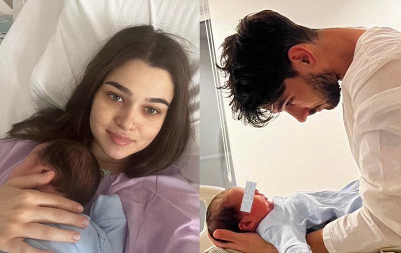 Theo Rose, imagini emoționante cu fiul ei. S-a filmat în sala de nașteri: „Sasha-Ioan și primele lui momente de viață”