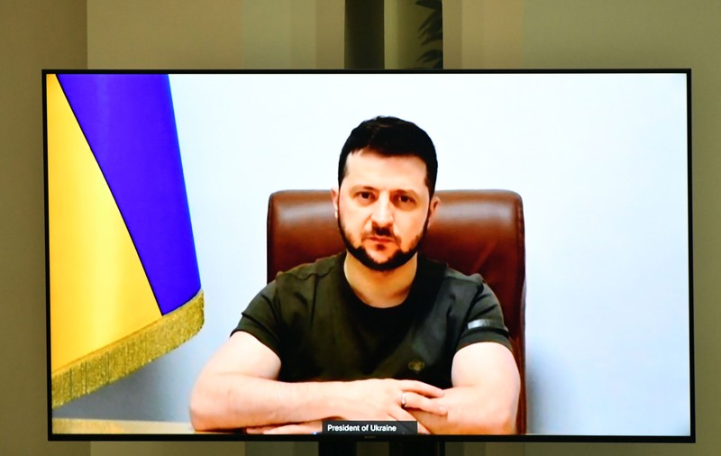 Discursul lui Zelenski în Parlamentul României, confirmat de Ambasada Ucrainei