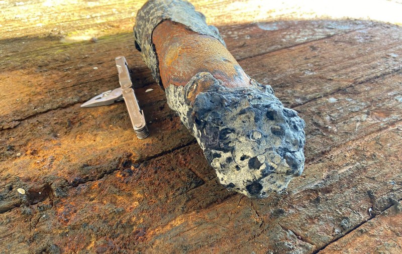 Un proiectil antiaerian din Al Doilea Război Mondial, descoperit în Marea Neagră după 80 de ani
