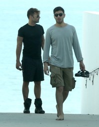 Exclusive... 52014442 Singer Ricky Martin and rumored boyfriend Jwan Yosef spotted out and about in Malibu, California on April 5, 2016. The pair went for a stroll on the beach before returning to the car. Ricky and Jwan were first spotted together last week in Japan and have spent everyday together since then. FameFlynet, Inc - Beverly Hills, CA, USA - +1 (310) 505-9876