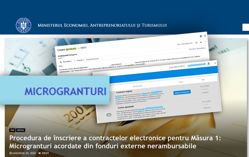 Un nou scandal cu granturi nerambursabile la Ministerul Economiei. Peste 1.800 de aplicanți au fost admiși, apoi respinși