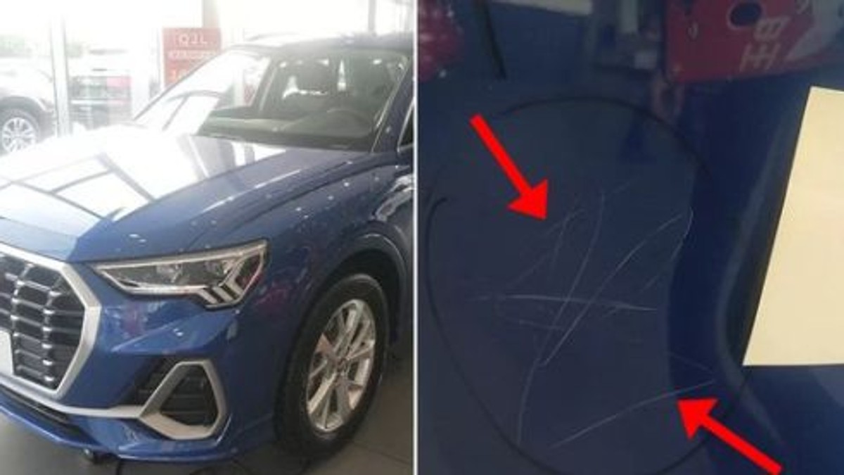 Amendă usturătoare pentru părinți după ce o fetiță a zgâriat 10 mașini de lux într-un showroom