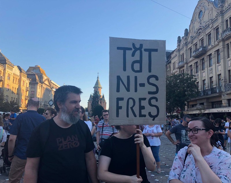 Manifestații de amploare pentru susținerea Mitingului Diasporei de la București în Sibiu, Braşov, Iaşi şi Bistriţa și Timișoara