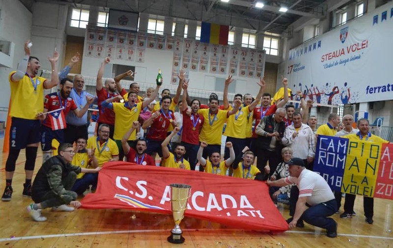 Arcada Galați, campioană la volei masculin în 2019