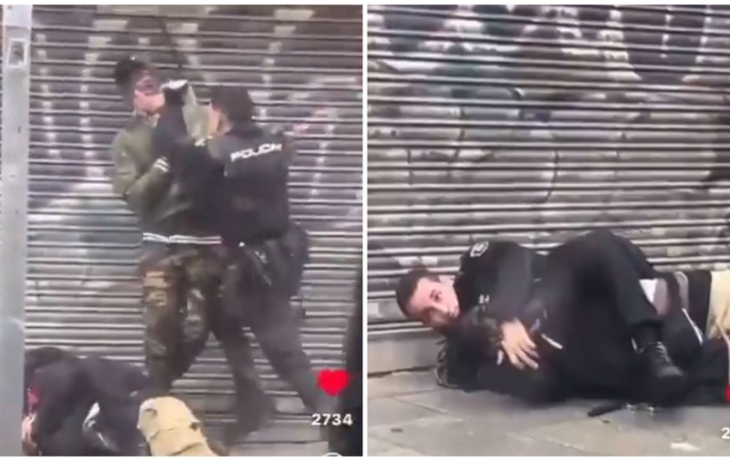 Doi polițiști spanioli, în centrul unui scandal de rasism. Filmați în timp ce agresează doi bărbați de culoare | VIDEO