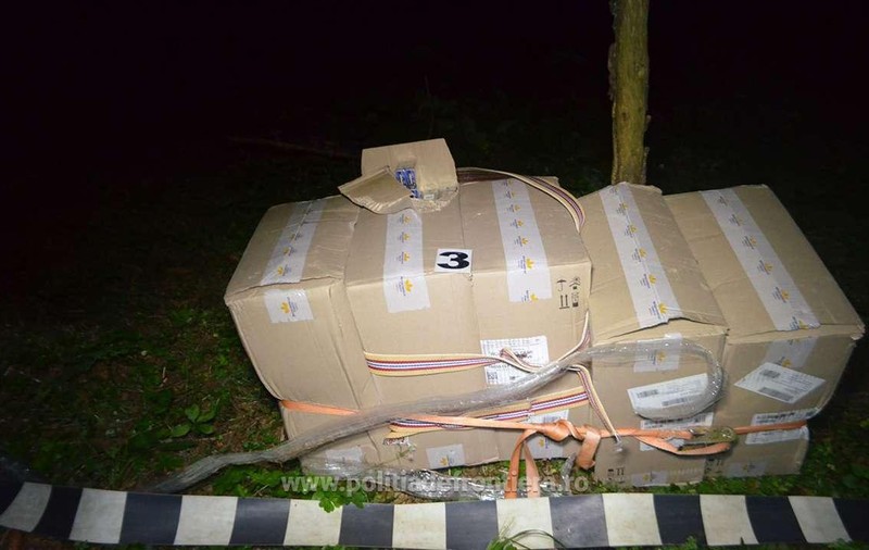 Contrabandiști prinși cu focuri de armă în Maramureș și Suceava. Captură impresionantă de țigări netimbrate