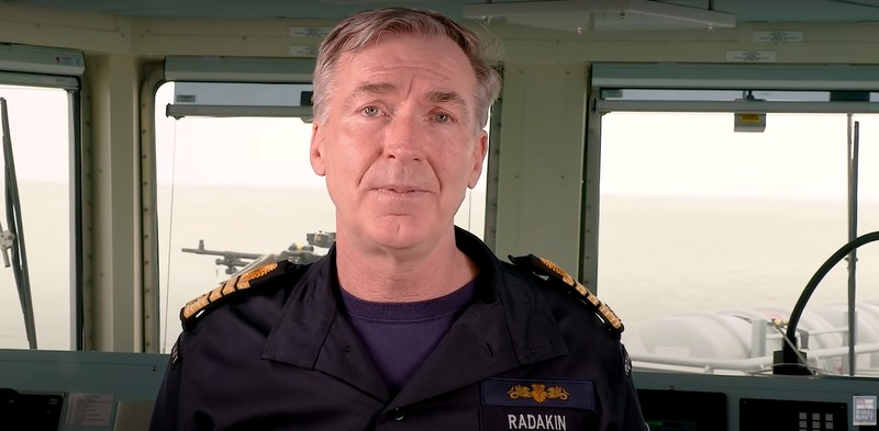 Foto: Amiralul Tony Radakin | Sursa: Youtube / Royal Navy