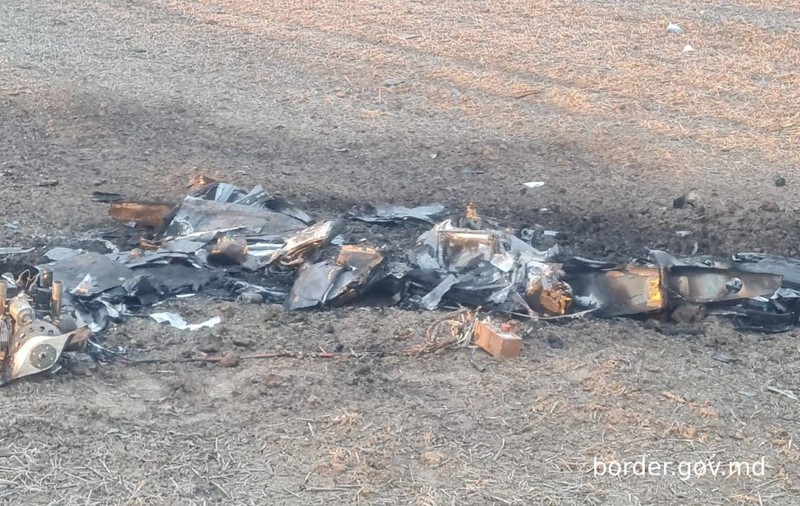 Fragmente de dronă „Shahed”, depistate în Republica Moldova, la granița cu Ucraina