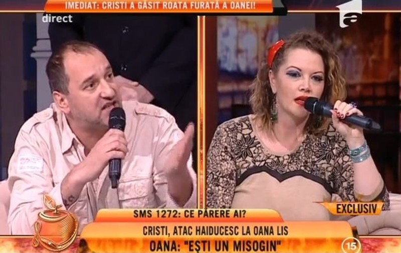 Cristi de la Haiducii, către Oana Lis: "Nesimțito! Idioato! Nu ți-e rușine? Tu ești sănătoasă?" | VIDEO