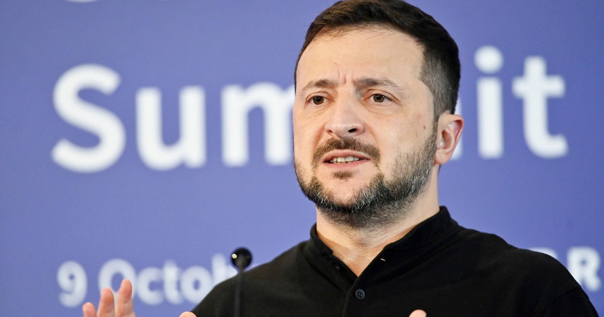 Volodimir Zelenski la conferința de presă desfășurată după summitul Ucraina - Europa de Sud-Est Foto: Profimedia