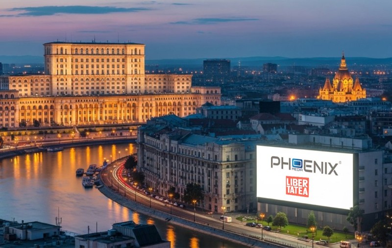 Phoenix Media susține efortul de reducere a consumului de energie. Peste 100 de panouri publicitare din București își vor reduce perioada de funcționare
