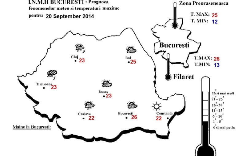 PROGNOZA METEO pentru weekend! Uite ce spun meteorologii
