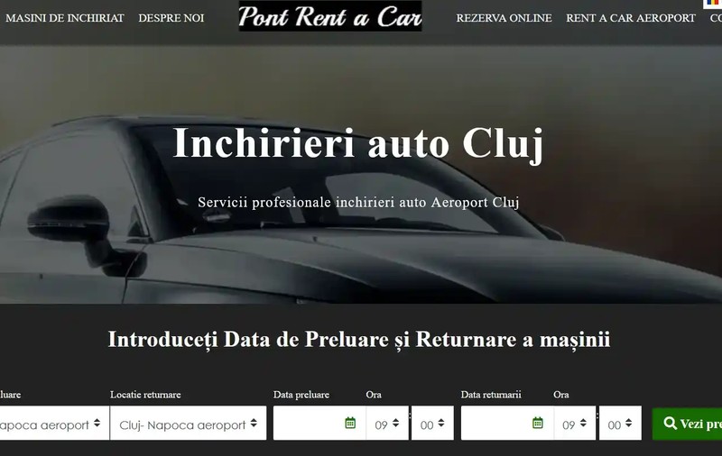 Alege Pont Rent a Car când ai nevoie să închiriezi o mașină în Cluj