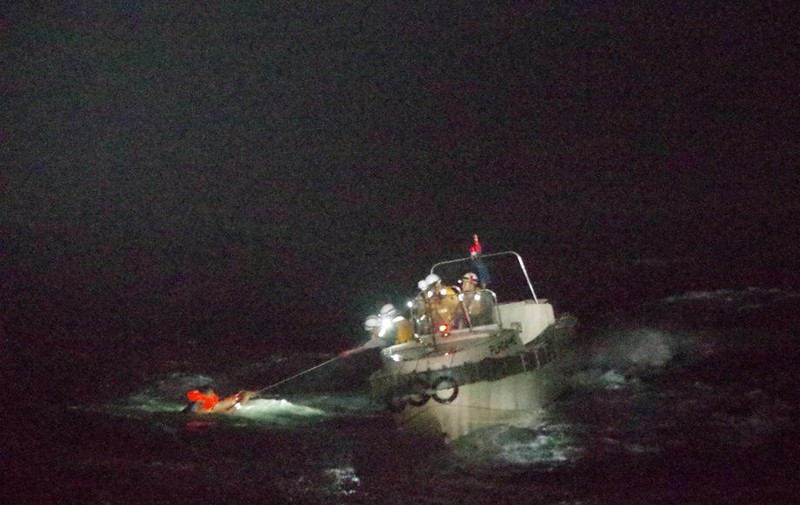 Operațiunea de salvare a marinarului.