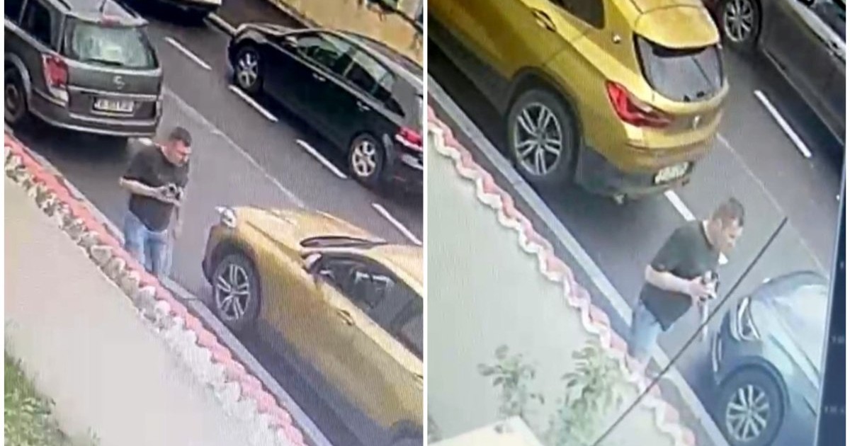 Noi imagini de pe camerele de supraveghere cu agresorul patronului Nuba, obținute de Libertatea