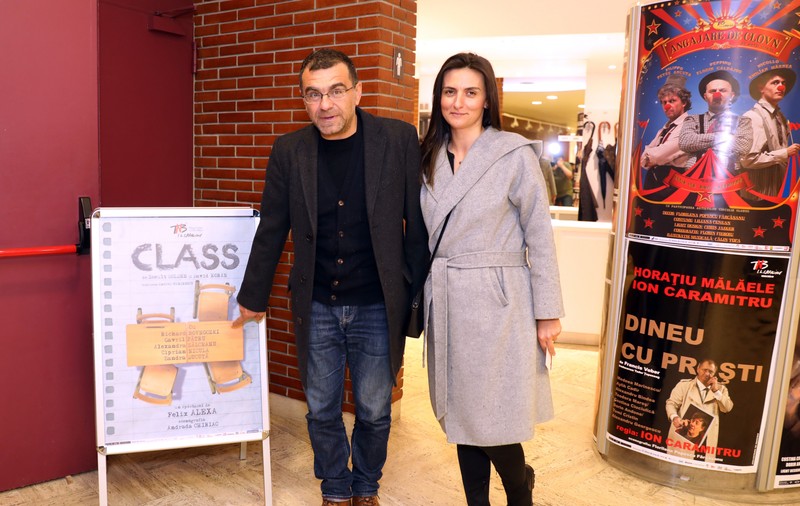 Mihai Mărgineanu și-a scos soția la teatru. ”Am venit să îl văd pe Giani”