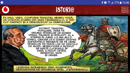 Vodafone vrea să înveți istoria României prin benzi desenate. Secțiunea Istori@ din cadrul aplicației Biblioteca Digitală, oferită de Vodafone România