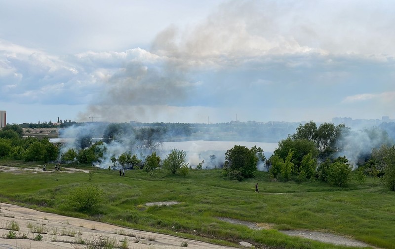 Incendiu în Delta Văcărești din București. Ce suprafață a fost afectată