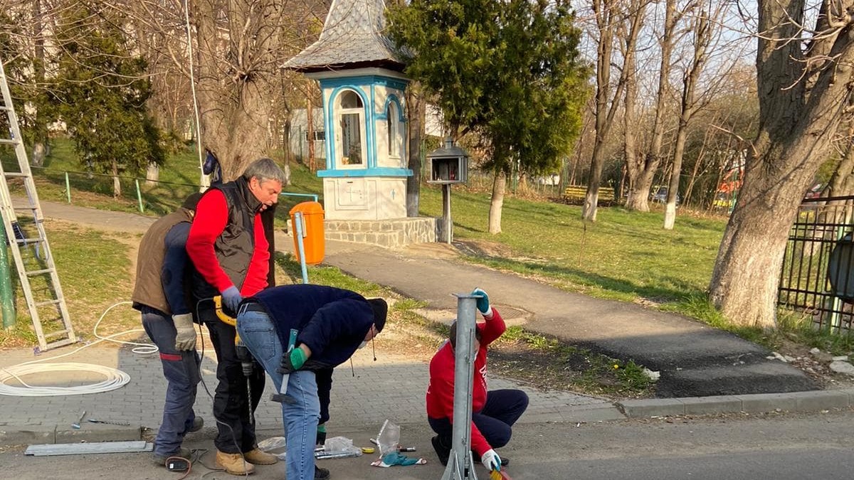 Cum arată instalația de decontaminare a mașinilor, donată Spitalului din Piatra-Neamț