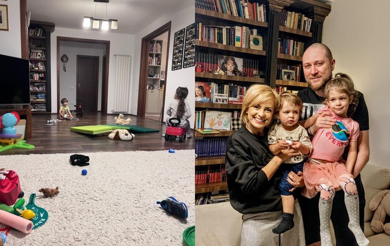 Imagini cu casa în care Simona Gherghe locuiește cu familia. Vila e în Corbeanca, într-un complex construit de Cristian Țânțăreanu