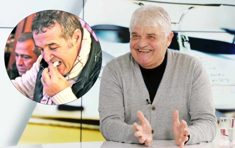 "Gigi Becali are cea mai bună telemea din România!". Ioan Andone laudă brânza latifundiarului și recunoaște că de fiecare dată când îl vizitează pleacă cu câteva kilograme