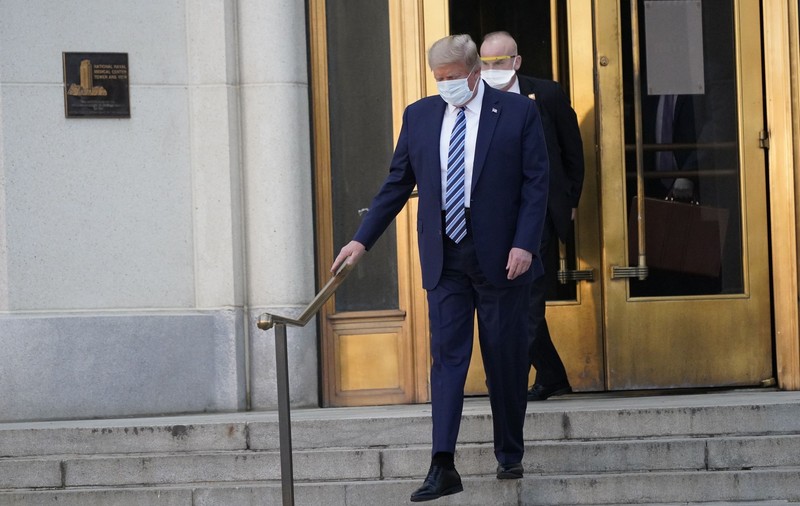 Donald Trump a fost externat, după trei zile de spitalizare: „Mă simt mai bine ca acum 20 de ani”